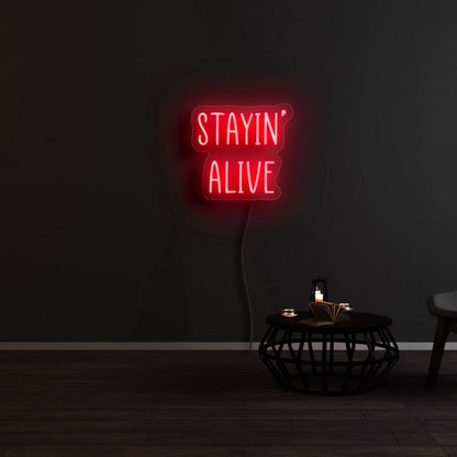 Stayin Alive Led Neon Sign - Shineneon