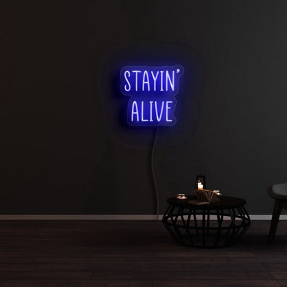 Stayin Alive Led Neon Sign - Shineneon