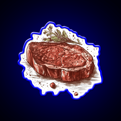 Steak Snack Food Led Neon Sign Rgb Color - Shineneon