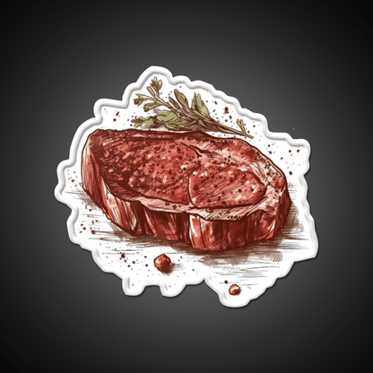 Steak Snack Food Led Neon Sign Rgb Color - Shineneon
