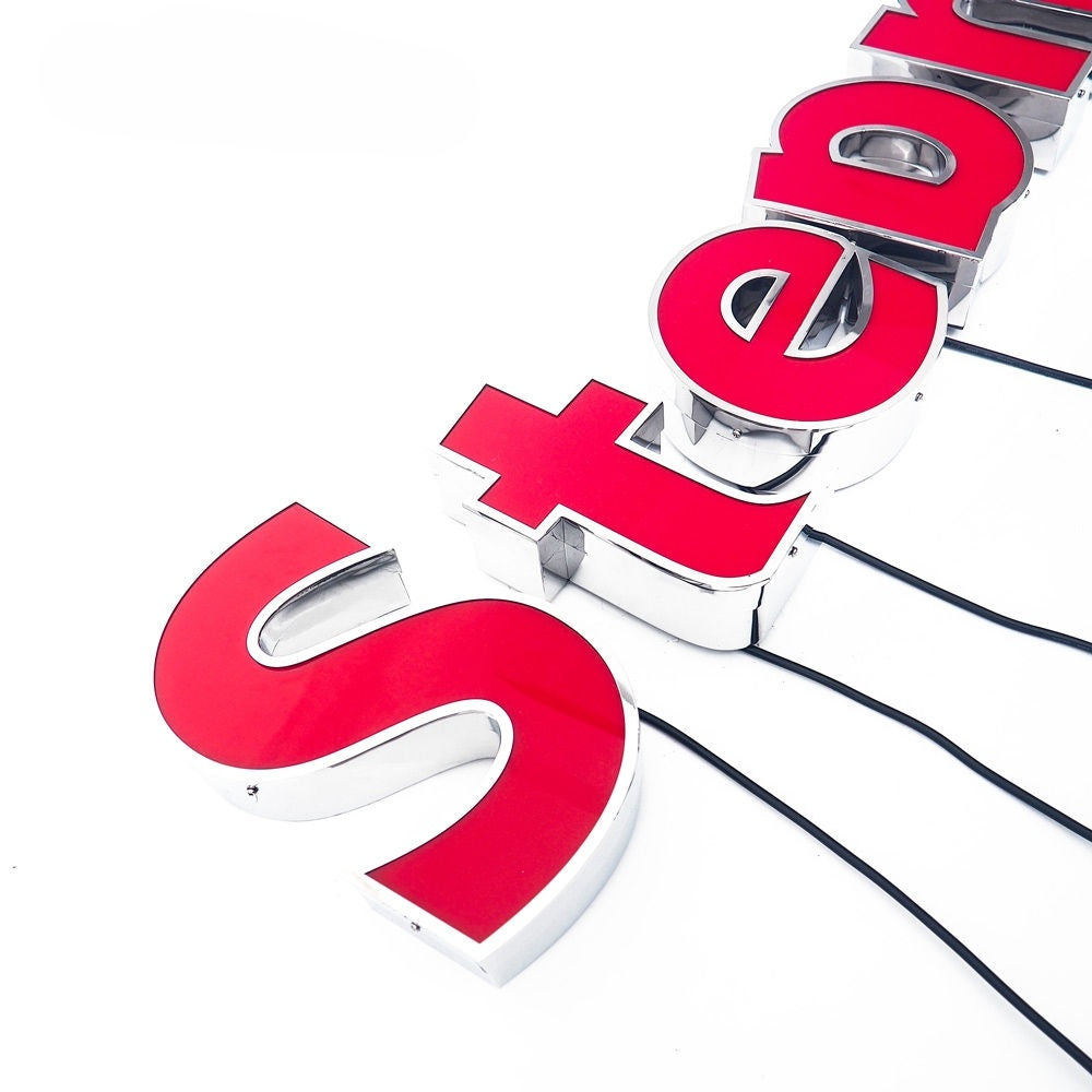 Steamed 3D Frontlit Channel Letters Led Light Sign