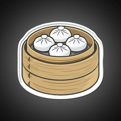 Steamed Buns In A Bamboo Steamer Led Neon Sign Chinese Food Rgb Color - Shineneon