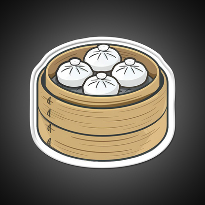Steamed Buns In A Bamboo Steamer Led Neon Sign Chinese Food Rgb Color - LED neon sign view 11