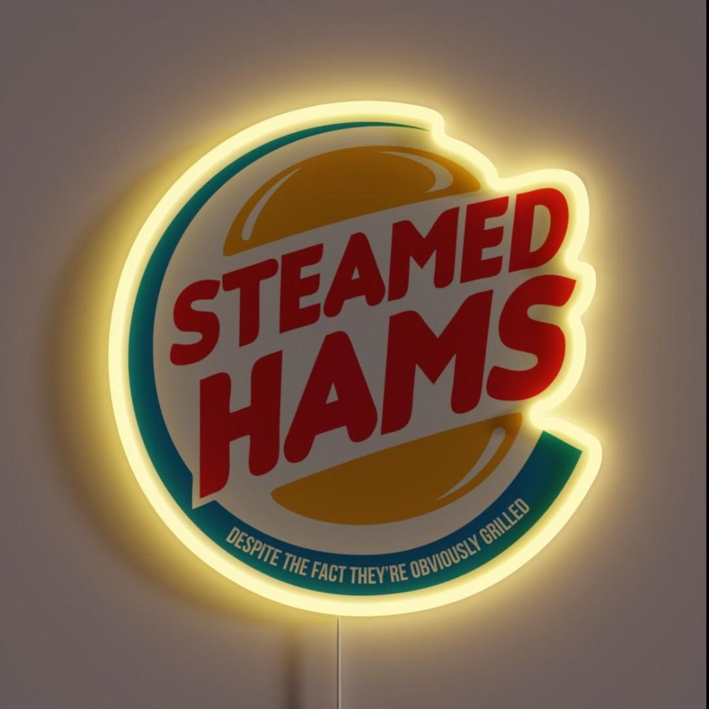 Steamed Hams Rgb Led Neon Sign - Shineneon