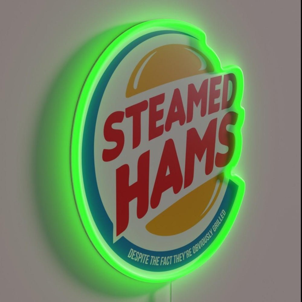 Steamed Hams Rgb Led Neon Sign - Shineneon