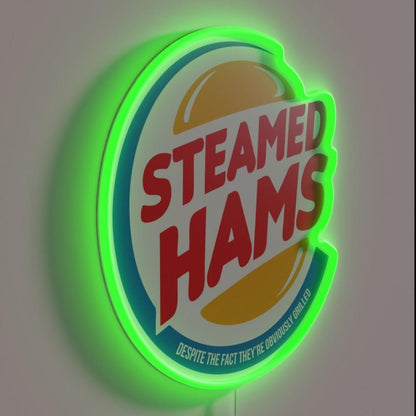 Steamed Hams Rgb Led Neon Sign - Shineneon
