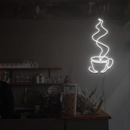 Steaming Coffee Cup Led Neon Sign | Shineneon