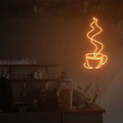 Steaming Coffee Cup Led Neon Sign | Shineneon