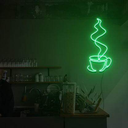 Steaming Coffee Cup Led Neon Sign | Shineneon