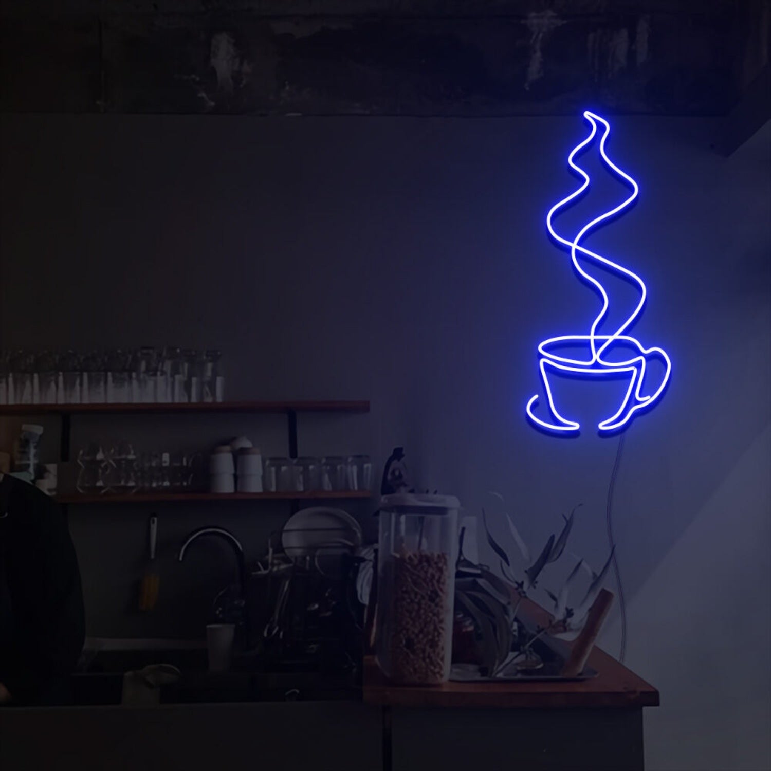 Steaming Coffee Cup Led Neon Sign | Shineneon