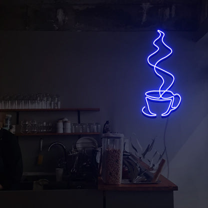 Steaming Coffee Cup Led Neon Sign | Shineneon
