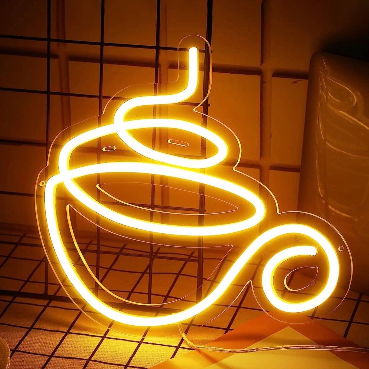 Steaming Hot Coffee Cup Led Neon Sign | Shineneon