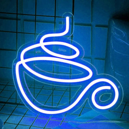 Steaming Hot Coffee Cup Led Neon Sign | Shineneon