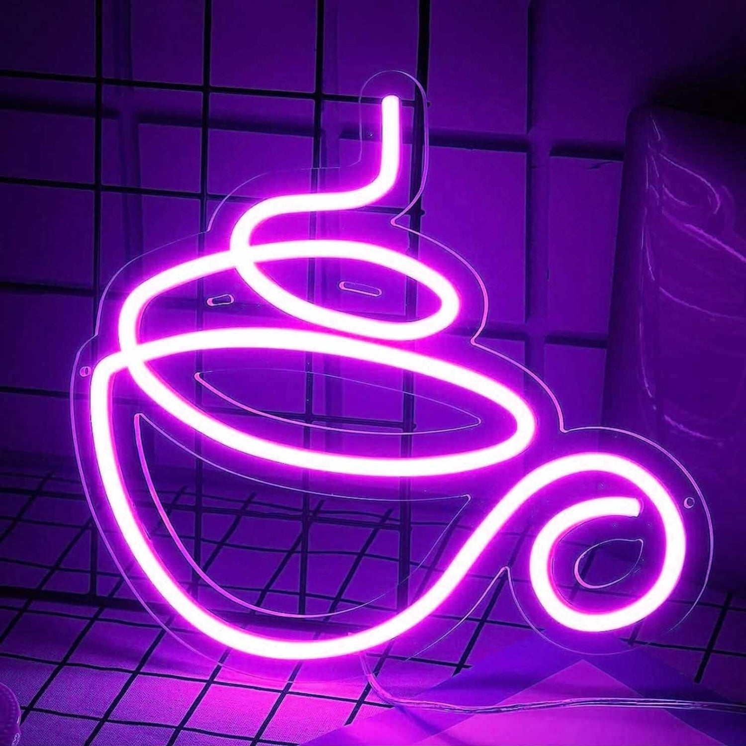 Steaming Hot Coffee Cup Led Neon Sign | Shineneon