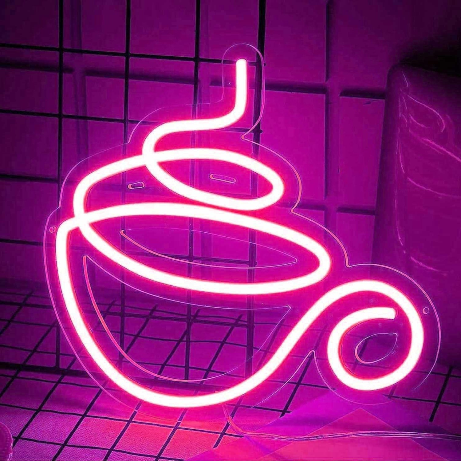 Steaming Hot Coffee Cup Led Neon Sign | Shineneon