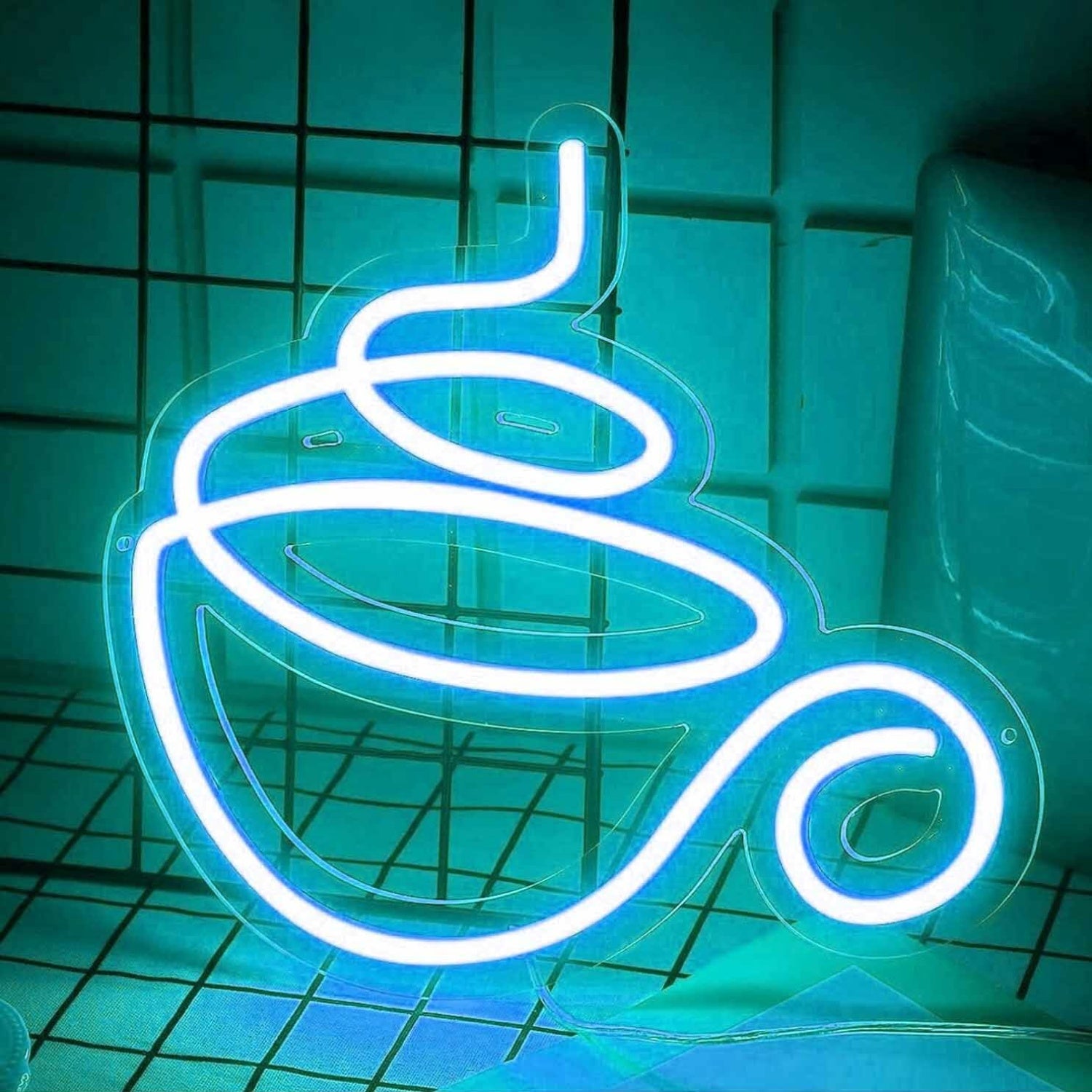 Steaming Hot Coffee Cup Led Neon Sign | Shineneon