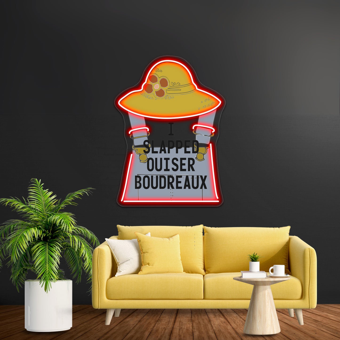 Steel Magnoliasi Slapped Ouiser Boudreaux Artwork Neon Signs For Sale