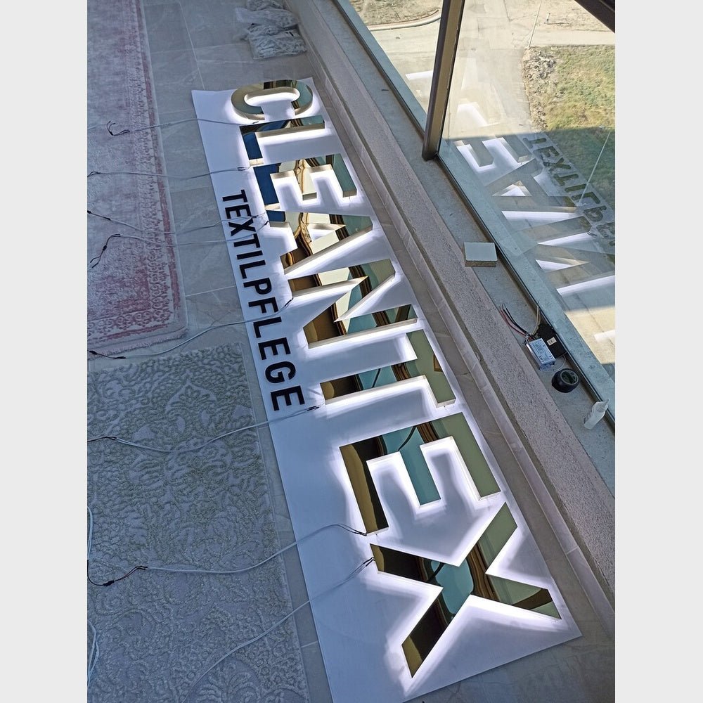 Steiner Textilpflege 3D Backlit Channel Letters Led Light Sign - Shineneon