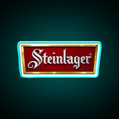 Steinlager Logo Beer Bar Decor Led Neon Sign Rgb Color - Size and dimension reference
