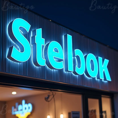 Stelook 3D Frontlit And Backlit Channel Letter Led Light Sign - Shineneon