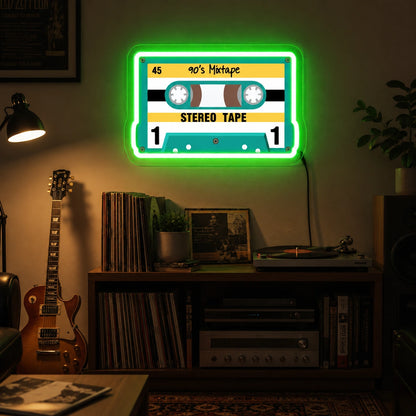 Stereo Tape Neon Sign LED Neon Sign real lifestyle scene