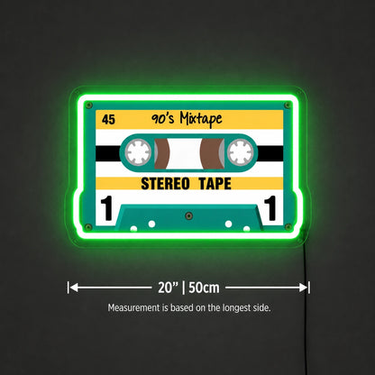 Stereo Tape Neon Sign LED Neon Sign size image