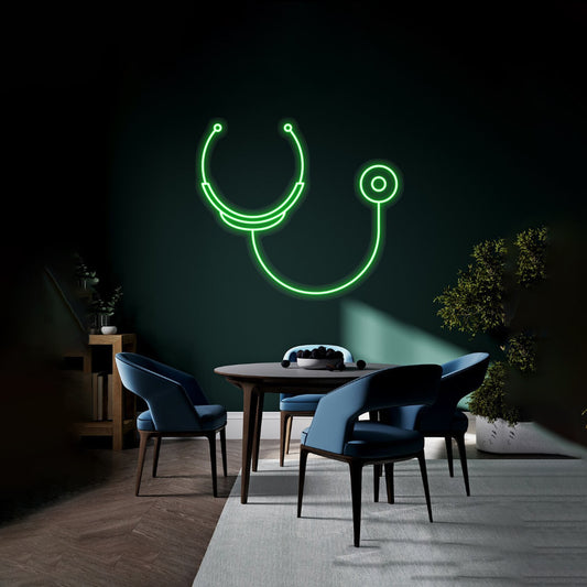 Stethoscope Neon Sign