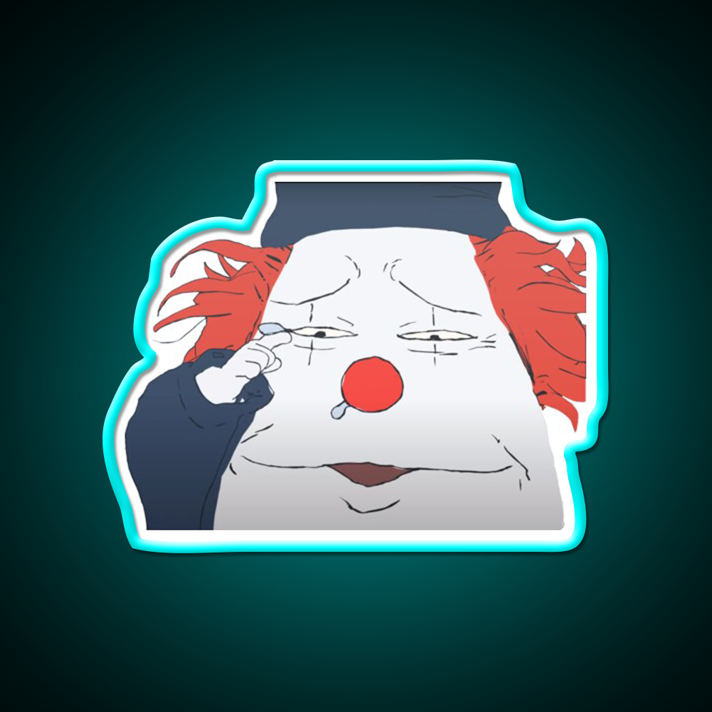 Steve Cry Fast Food Led Neon Sign For Burger Place Rgb Color