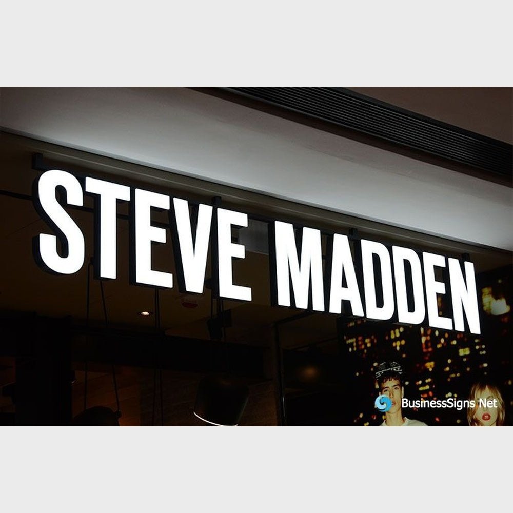 Steve Madden 3D Backlit Channel Letters Led Light Sign - Shineneon