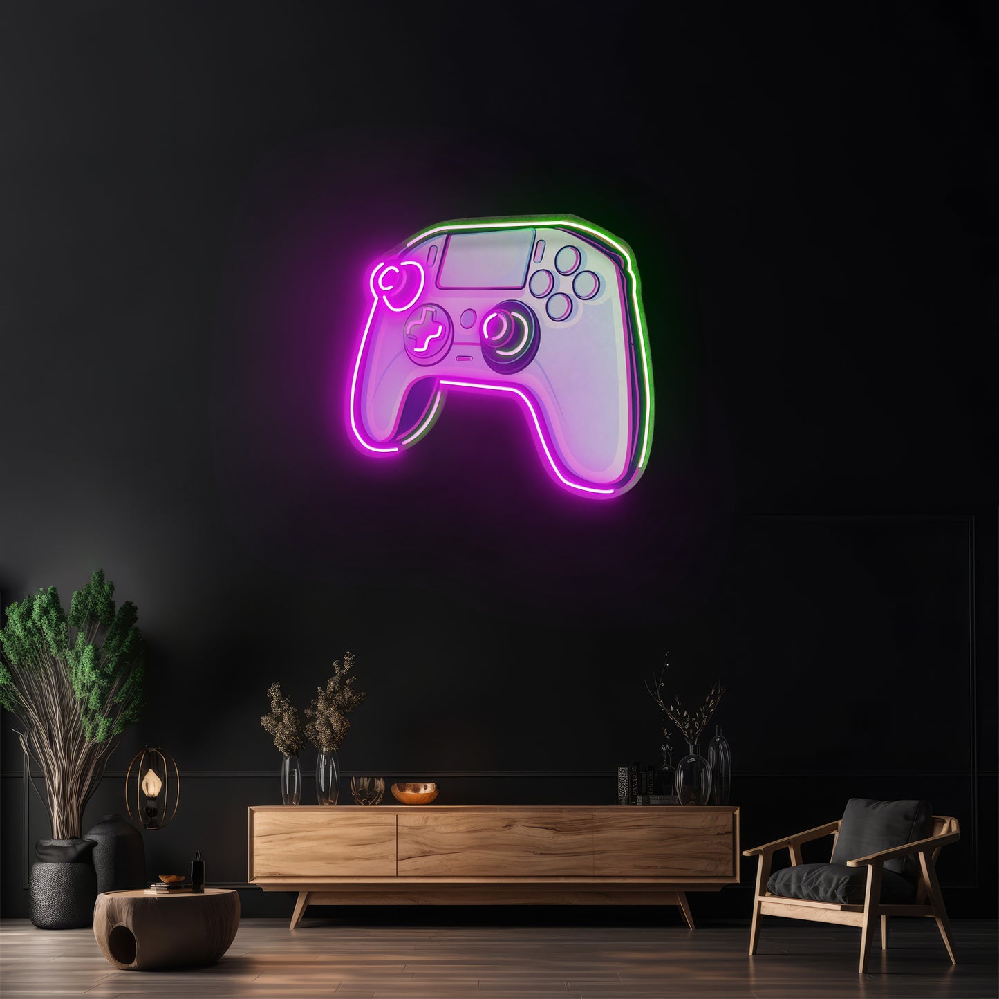 Stick Controller Cartoon Led Neon Sign Light Custom Led Signs