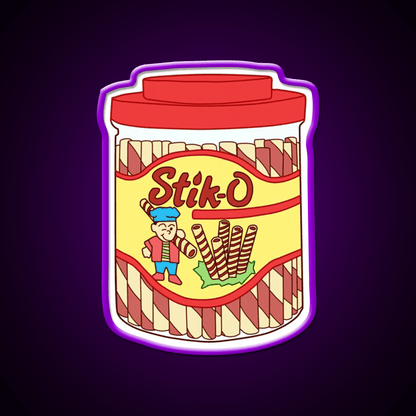 Stik O Snack Food Led Neon Sign Rgb Color - Shineneon