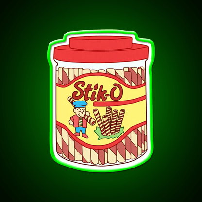 Stik O Snack Food Led Neon Sign Rgb Color - Shineneon