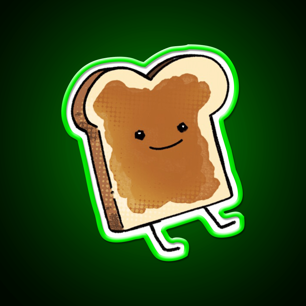 Stiker Peanut Butter Snack Food Led Neon Sign Rgb Color - Shineneon