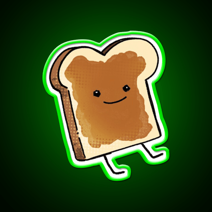 Stiker Peanut Butter Snack Food Led Neon Sign Rgb Color - Shineneon