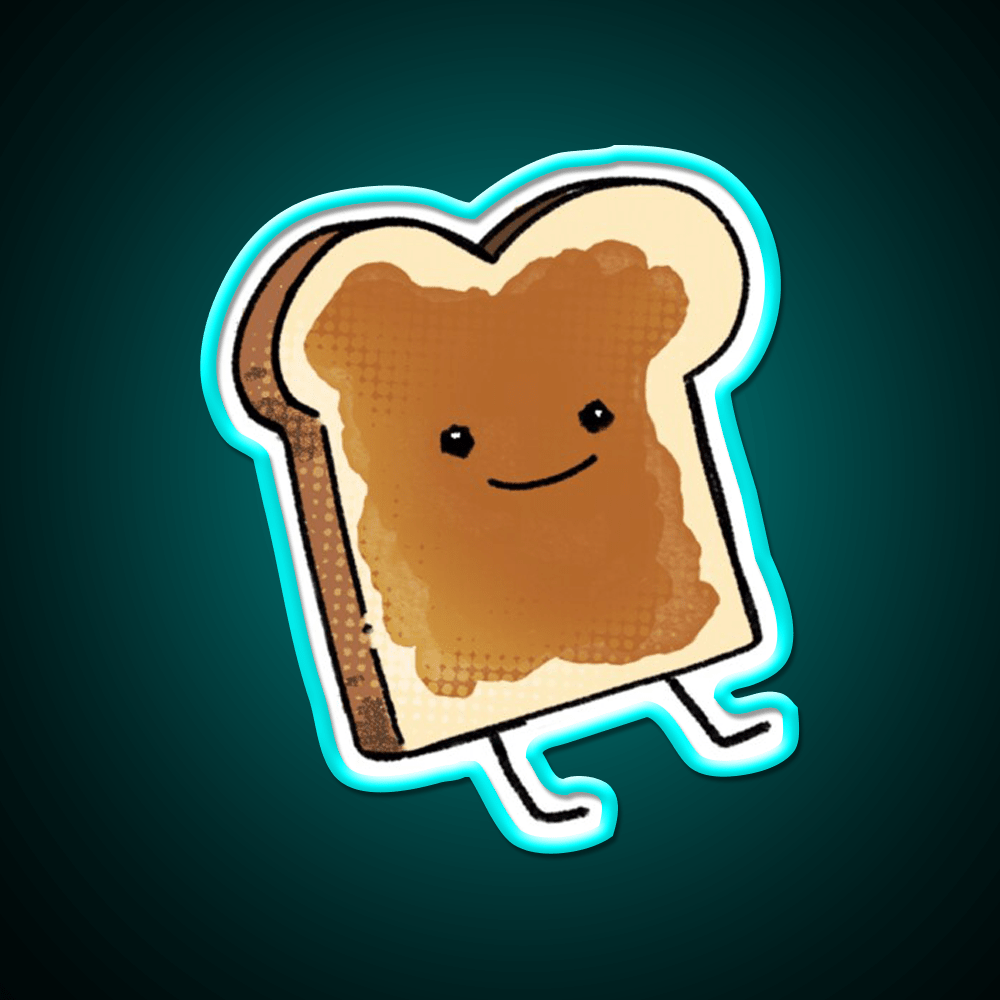 Stiker Peanut Butter Snack Food Led Neon Sign Rgb Color - Shineneon