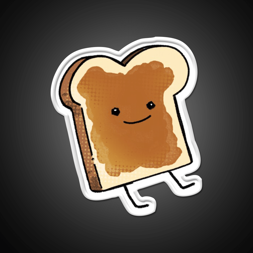 Stiker Peanut Butter Snack Food Led Neon Sign Rgb Color - Shineneon