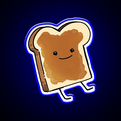 Stiker Peanut Butter Snack Food Led Neon Sign Rgb Color - Shineneon