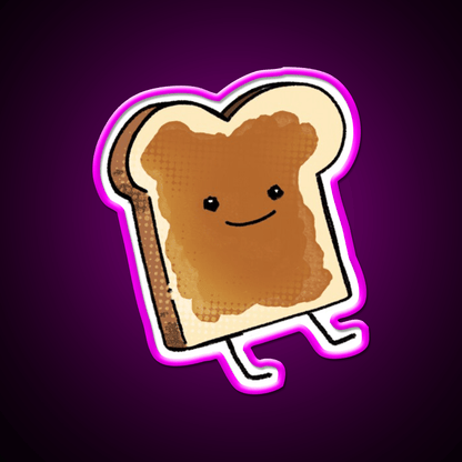Stiker Peanut Butter Snack Food Led Neon Sign Rgb Color - Shineneon