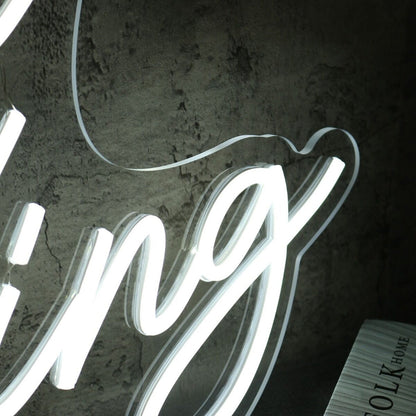 Still Standing White Led Neon Sign - Shineneon