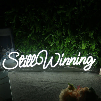 Still Winning White Led Neon Sign | Shineneon