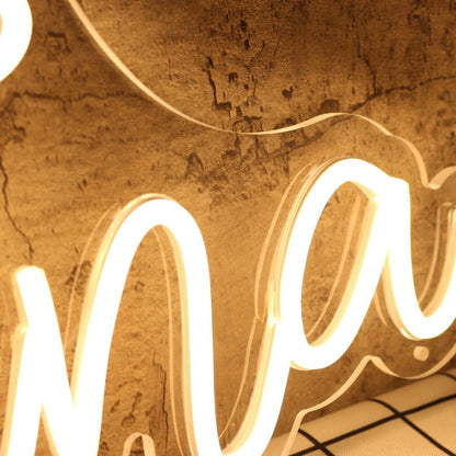 Stina Yellow Led Neon Sign - Shineneon