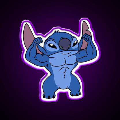 Stitch Gym Fitness Led Neon Sign Rgb Color