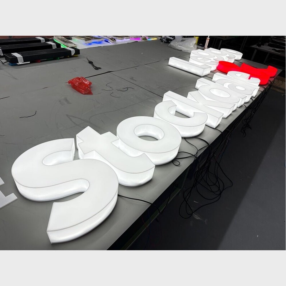 Stockdale 3D Frontlit And Backlit Channel Letter Led Light Sign - Shineneon