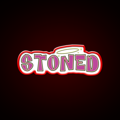 Stoned Bratz Vibes Hemp Inspired Green Leaf Led Neon Sign Rgb Color - LED neon sign view 10