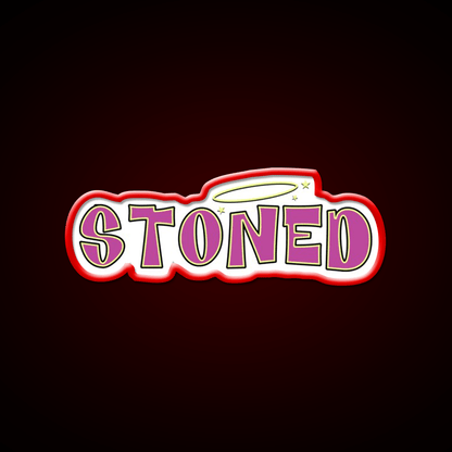 Stoned Bratz Vibes Hemp Inspired Green Leaf Led Neon Sign Rgb Color - Shineneon