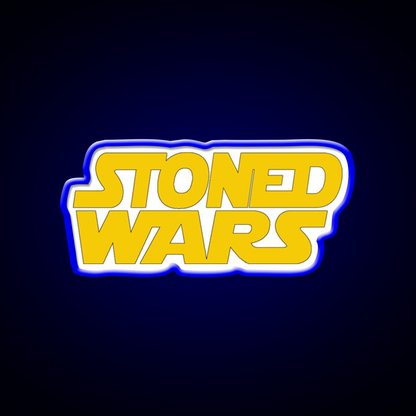 Stoned Wars Hemp Inspired Green Leaf Led Neon Sign Rgb Color - LED neon sign view 5