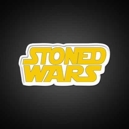 Stoned Wars Hemp Inspired Green Leaf Led Neon Sign Rgb Color - LED neon sign view 11