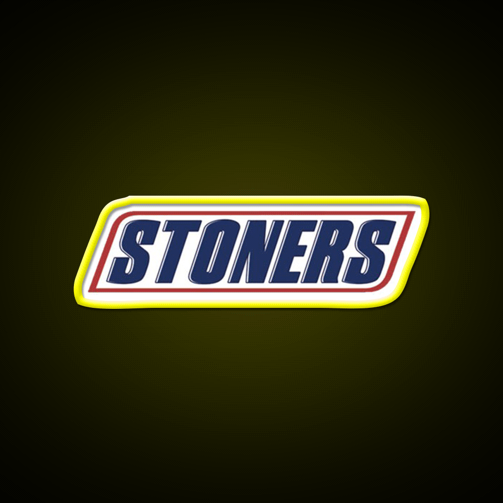 Stoners Bar Hemp Inspired Green Leaf Led Neon Sign Rgb Color - Custom LED neon sign front view