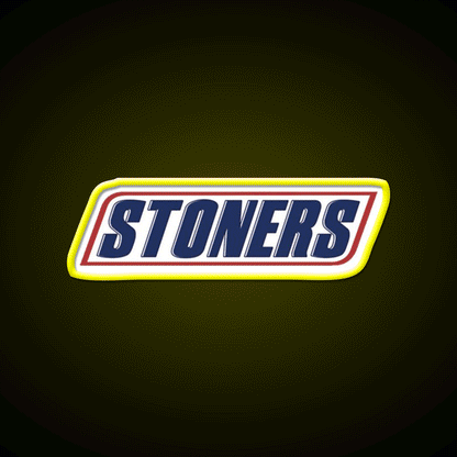Stoners Bar Hemp Inspired Green Leaf Led Neon Sign Rgb Color - Custom LED neon sign front view
