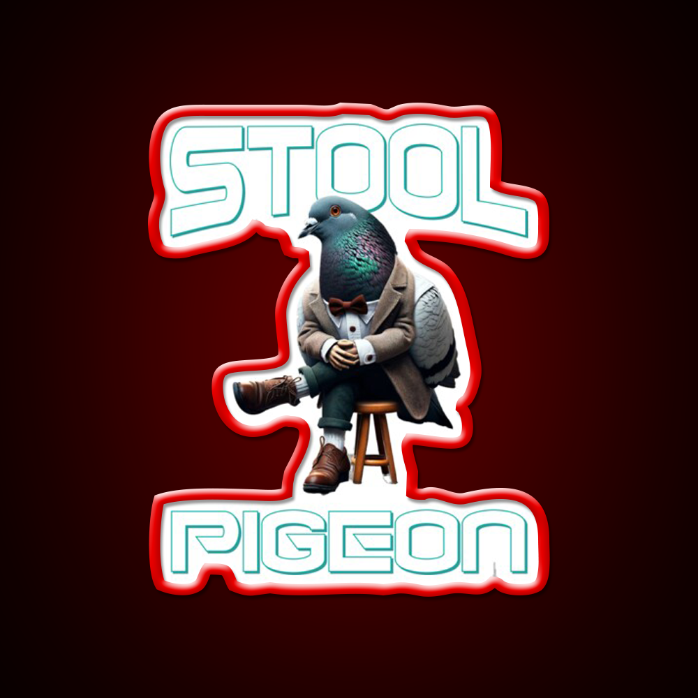 Stool Pigeon Man Cave Bar Led Neon Sign